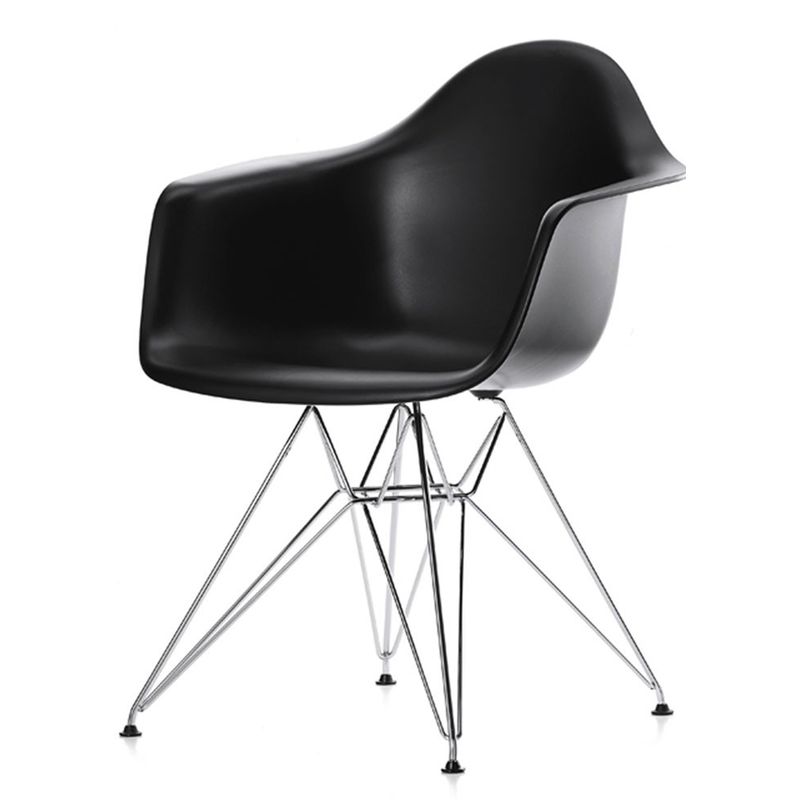 CadeiraWoodcomBracoPretaBaseCromada16532