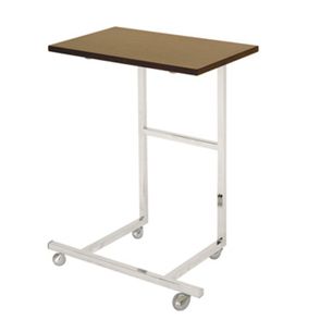 Mesa Lateral Emmie Cromada Tampo Madeira Imbuia - 17476