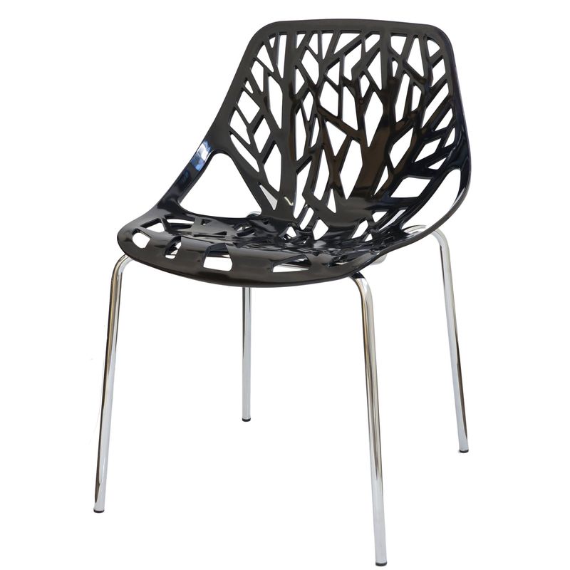 CadeiraPlantaPretaBaseCromada15108