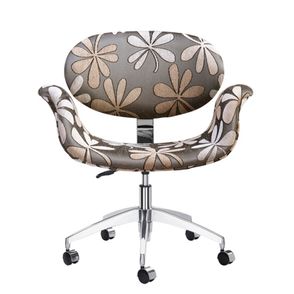Cadeira 1970 Assento Multilaminado Aluminio Chenille 12392