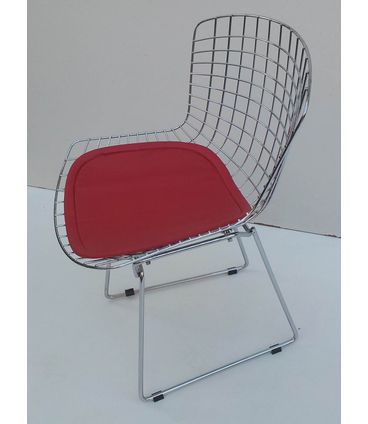 Cadeira Bertoia Assento Courrissimo Vermelho 9842