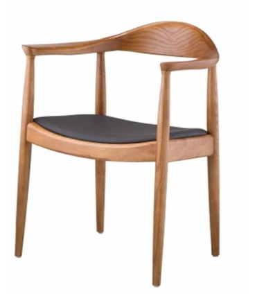 Cadeira Carolina Com Braco Cor Madeira Natural - 23842