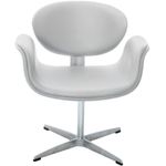 PoltronaTulipaBrancaBase4PontasAluminio24511