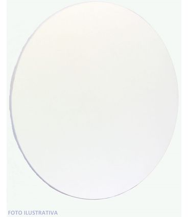 Tampo de Madeira Branco 80 CM Redondo - 25096