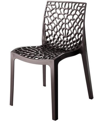 Cadeira Gruver Polipropileno Cor Dourada - 28429