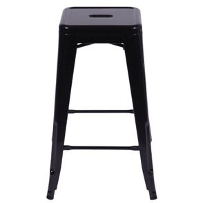 Banqueta Industrial Iron Preta Alta 76 cm (ALT) - 29771