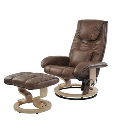 Poltrona de Massagem Louisiana Marrom Vintage - 30543