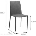 CadeiraIndonesiaEstofadaTecidoSinteticoAzul30743