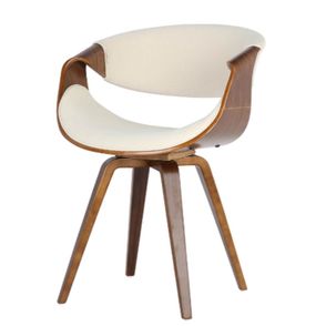 Cadeira Nicole Tecido Linho Cor Bege - 31699