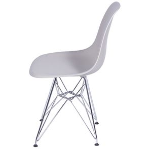 Cadeira Eames Polipropileno Fendi Cromada - 32066
