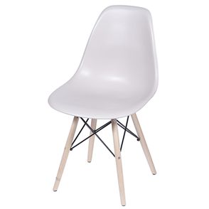 Cadeira Eames Polipropileno Fendi Base Madeira - 32065
