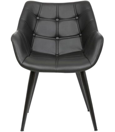 Poltrona Camila PU Preto - 34357