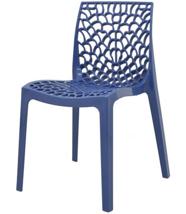 Cadeira Gruver Polipropileno Azul Avio - 34330