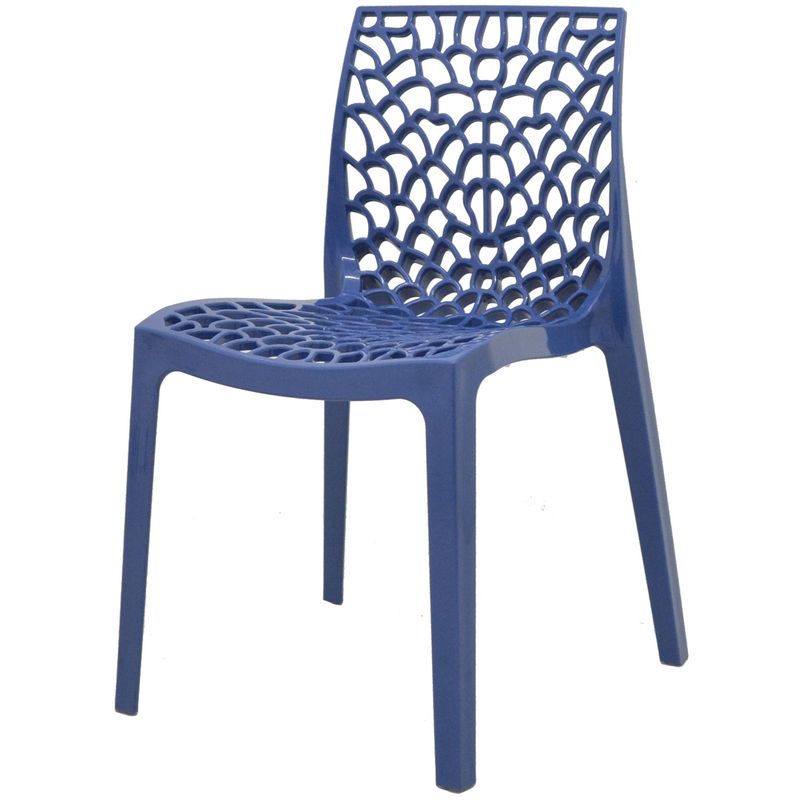 CadeiraGruverPolipropilenoAzulAvio34330