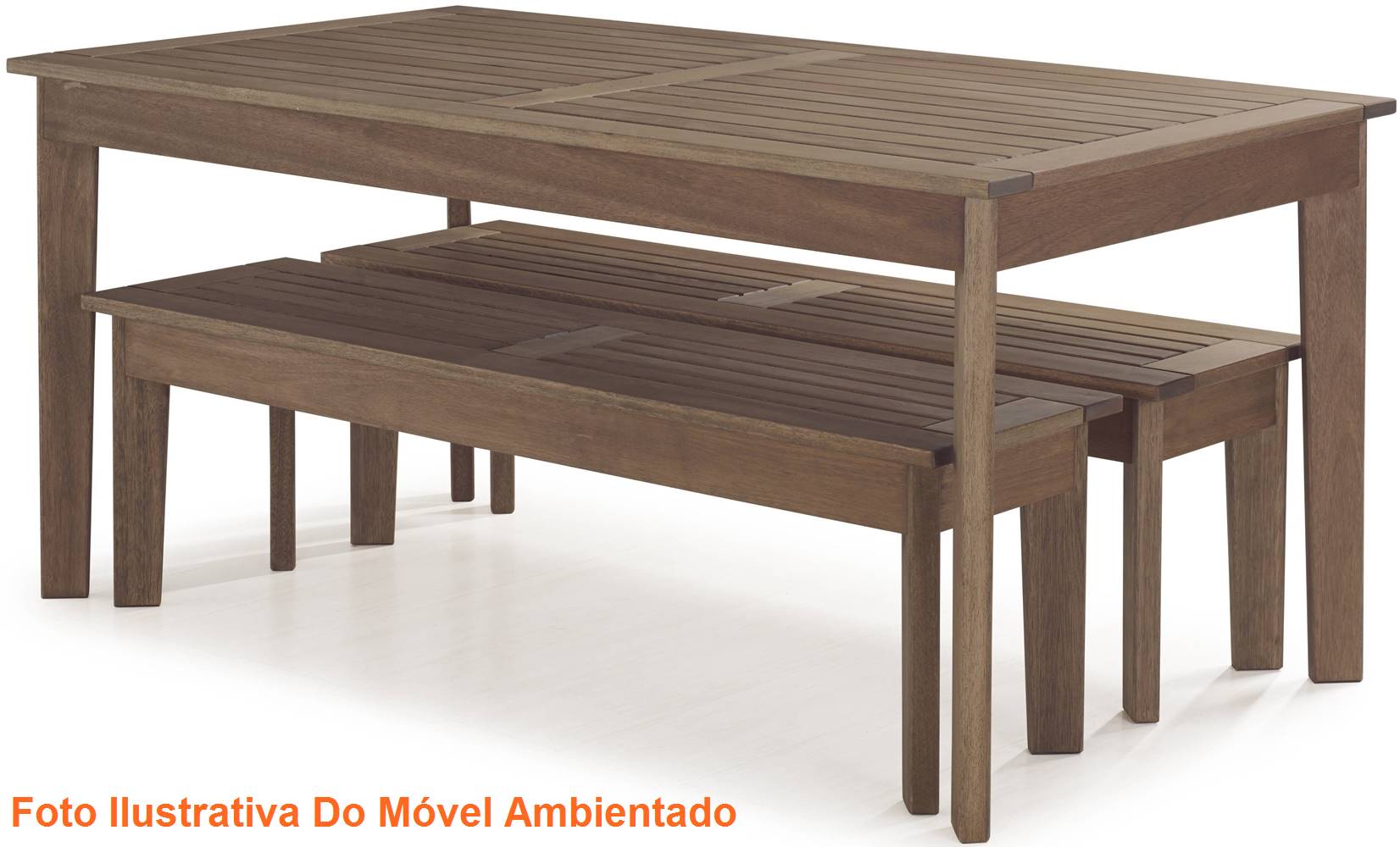Mesa-e-banco-Churrasqueira-Primavera---Stain-Castanho
