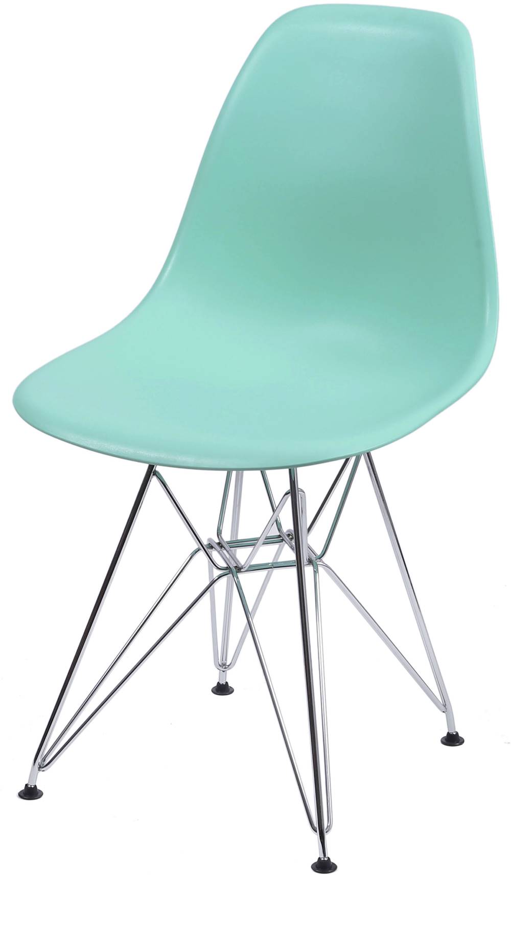 Cadeira-Eames-Polipropileno-Verde-Tiffany-Cromada---35834-
