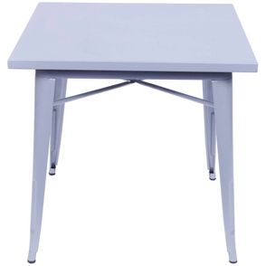 Mesa Iron Quadrada 80cm Cinza - 36888