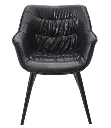 Cadeira com Braco Bumpee PU Preto - 37952