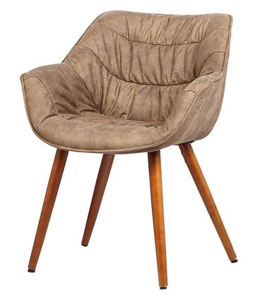 Cadeira com Braco Bumpee Vintage Marrom - 37953