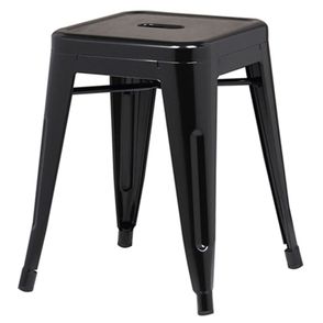 Banqueta Iron Baixa Cor Preta 46 cm (ALT) - 37987