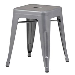 Banqueta Iron Baixa Cor Cinza 46 cm (ALT) - 37990