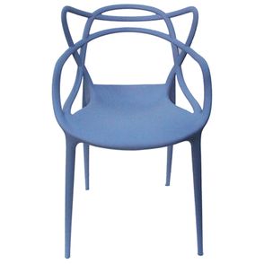 Cadeira Master Allegra Polipropileno Azul Caribe - 38025