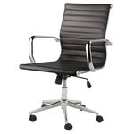 CadeiraSevilhaEamesBaixaCromadaPUPreta