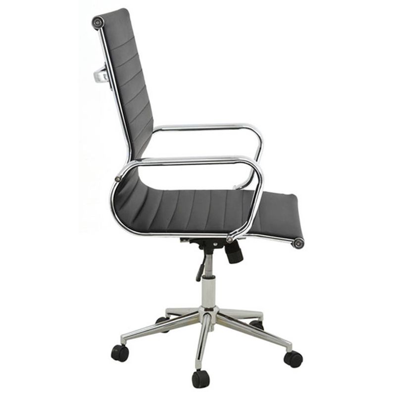 CadeiraSevilhaEamesBaixaCromadaPUPreta