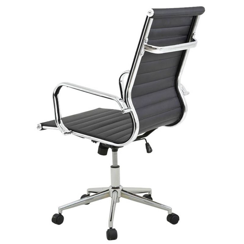 CadeiraSevilhaEamesBaixaCromadaPUPreta