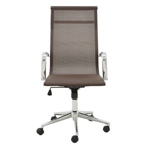Cadeira Sevilha Eames Alta Cromada Tela Cafe - 38046