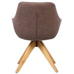 CadeiraEmanoelaPUVintageCafeBaseMadeira