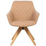 CadeiraEmanoelaPUVintageMarromClaroBaseMadeira