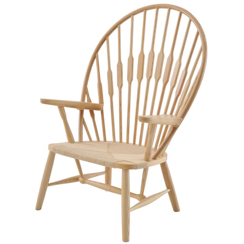 PoltronaRainhaAssentoPalhaCorpoMadeiraNatural