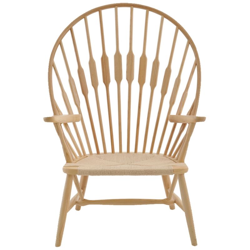 PoltronaRainhaAssentoPalhaCorpoMadeiraNatural