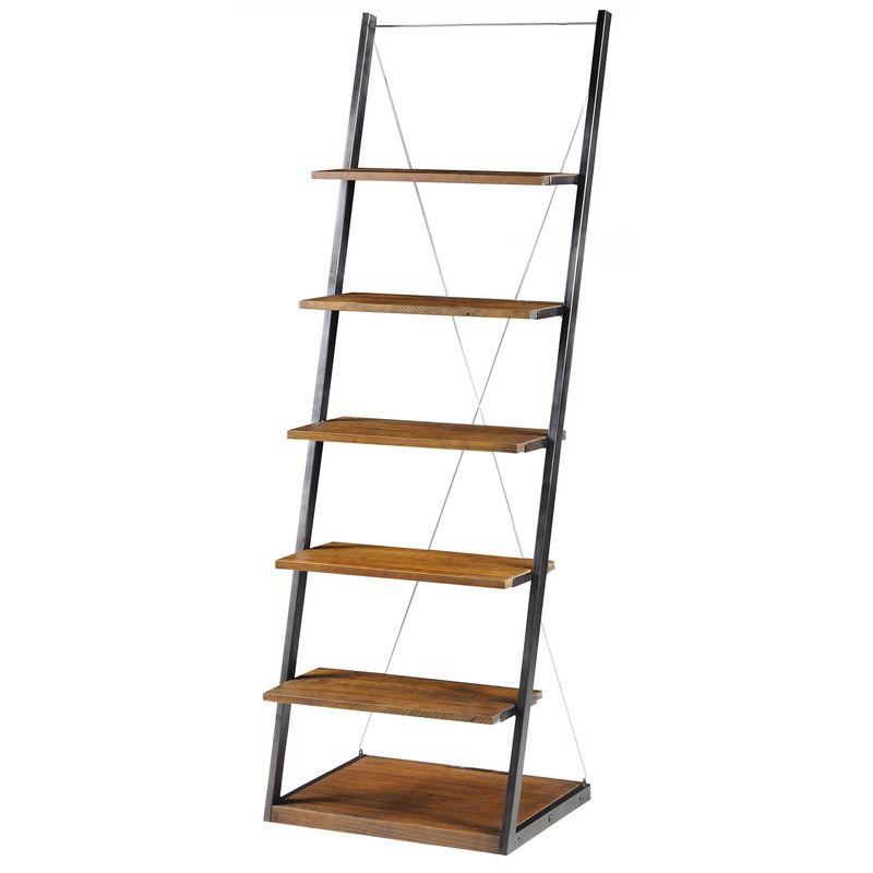 EstanteEscadaQueensEstruturaemAcoGrafite