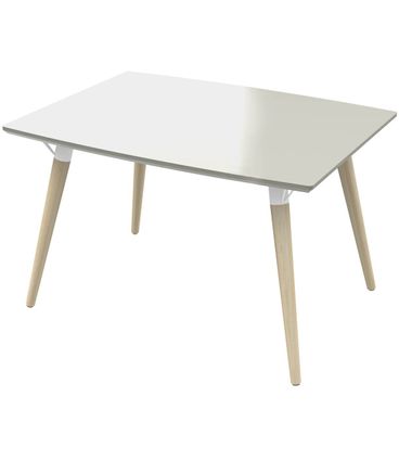 Mesa Jantar Formato Off White Fosco 1,20 MT (LARG) - 35949