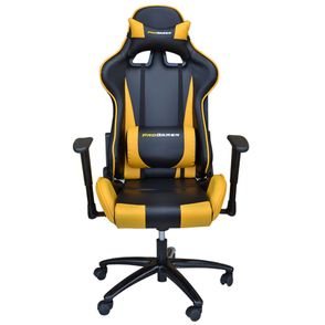 Cadeira Office Pro Gamer V2 em PU Preta e Amarela - 36690