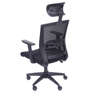 Cadeira Office Regulavel Tela com Tecido Mesh Preta Base Nylon - 39218