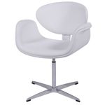 PoltronaTulipaBrancaBase4PontasAluminio24511