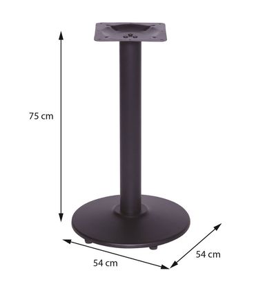 Mesa Luisiana 60 cm Tampo Branco Quadrado Base Ferro Pintado Preto - 39409