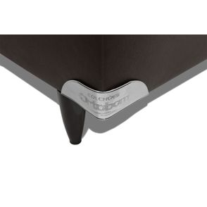 Base de Cama Box Alta Cori Rosolare Solteiro Corino Marrom 88 cm (LARG) - 40162