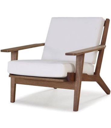 Poltrona Buriti Stain Castanho Madeira de Eucalipto - 40731