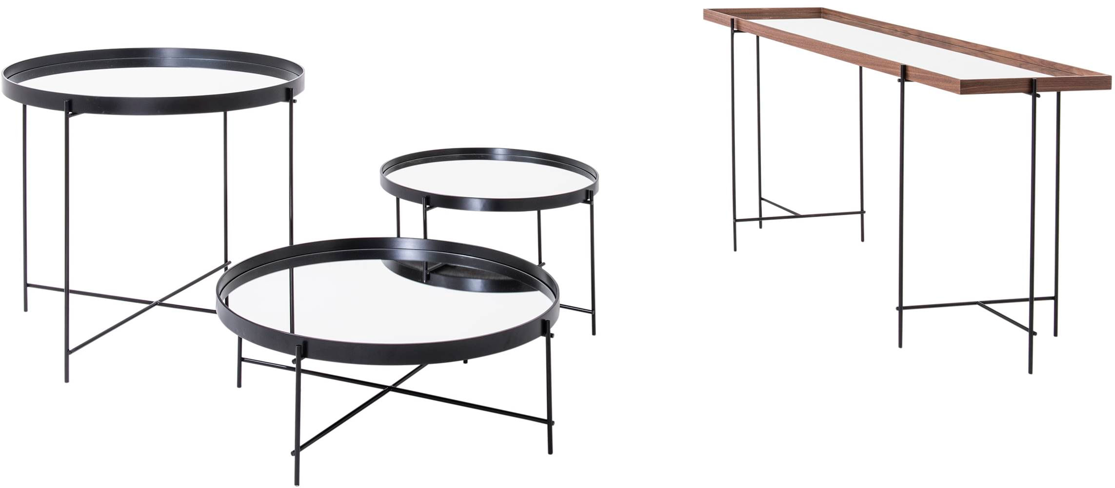 Aparador-Tijuca-Tampo-Laminado-Nogueira-Espelho-Base-Preta-160-MT--LARG----41367