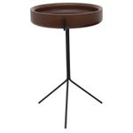 MesaApoioTrayAltaCastanhoBasePreta56cmALT41566
