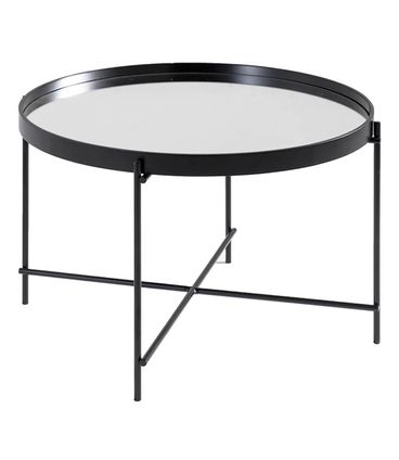 Mesa Centro Volpi Alta Preta Espelho 62,50 cm (LARG) - 41617