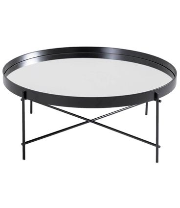 Mesa Centro Volpi Baixa Preta Espelho 78,50 cm (LARG) - 41619