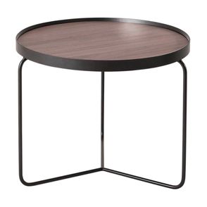 Mesa Lateral Kevin Baixa Castanho Bronze 61 cm (LARG) - 42034