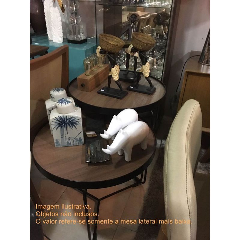 MesaLateralKevinBaixaCastanhoBronze61cmLARG42034