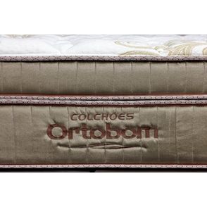 Colchao Gold Ultra Gel Solteiro 88 cm (LARG) Dourado e Branco - 42454