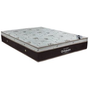 Colchao Sleepking Casal 138 cm (LARG) Marrom e Branco - 42520